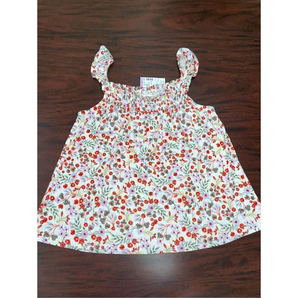 NWT Maurices Evsie Smock Swing Girls Floral Tank Top Size X-Large (13/14)